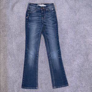 GIRLS JUSTICE SIMPLY LOW JEANS | SIZE 12S
